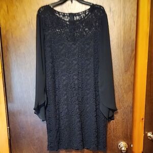Elegant Black Lace Dress